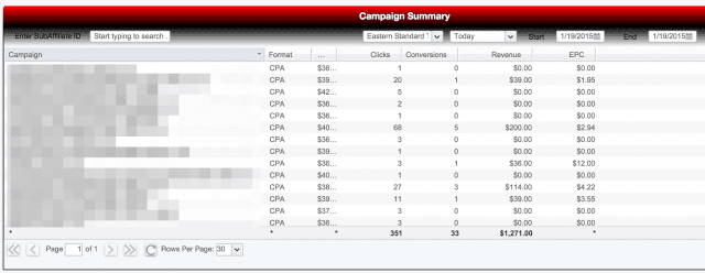 bank affiliate earnings