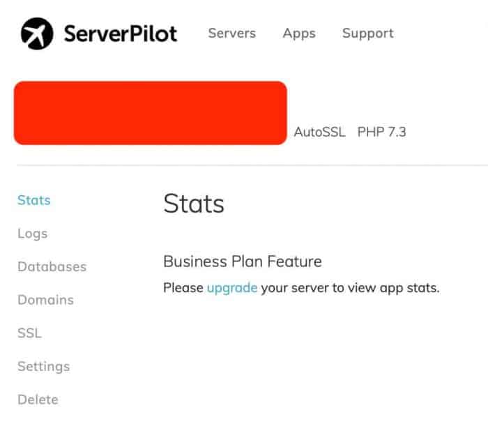 vultr vps ssl serverpilot - serverpilot app dashboard