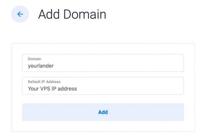 vultr vps ssl serverpilot - vultr add domain