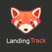 Landingtrack - logo black