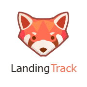 Landingtrack - logo white