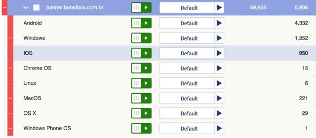 Voluum DSP 2 layer filtering