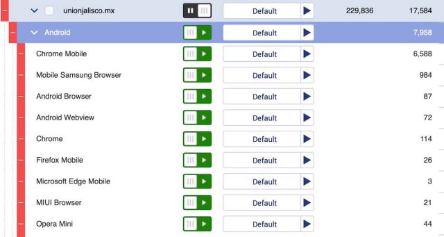 Voluum DSP 3 layer filtering