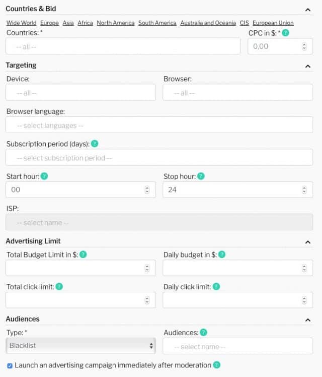 evadav review - campaign filters