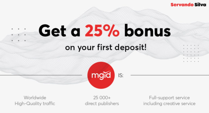 MGID case study - 25% bonus