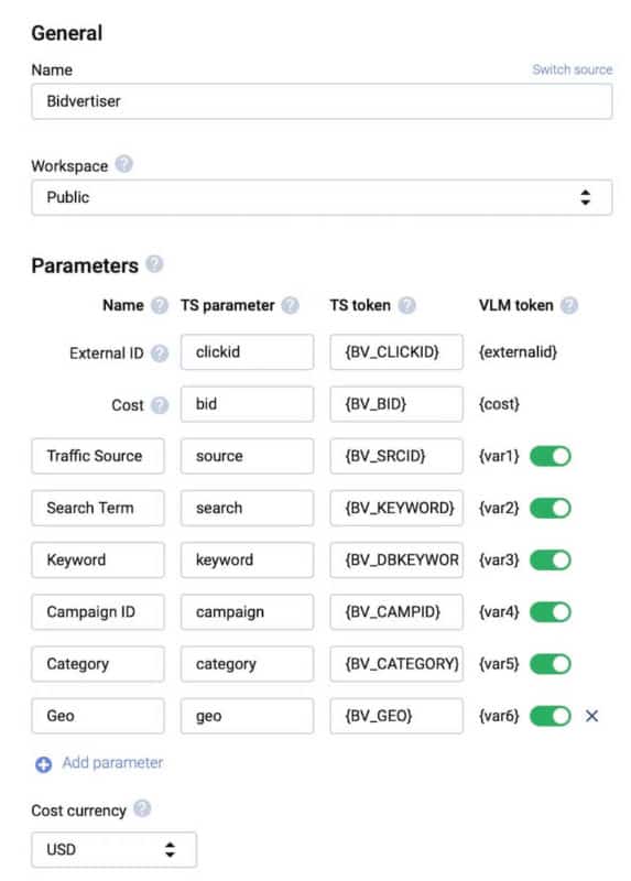 bidvertiser review - tracking tokens