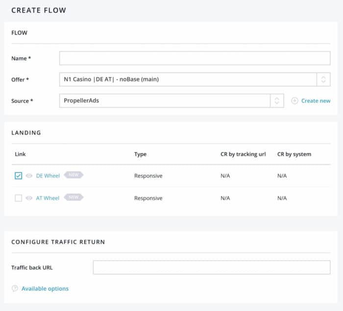 Leadbit Create Offer Flow