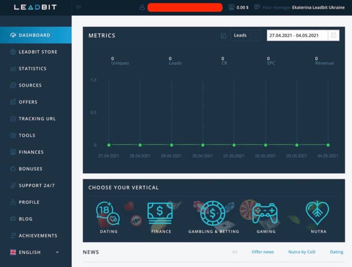 Leadbit Dashboard