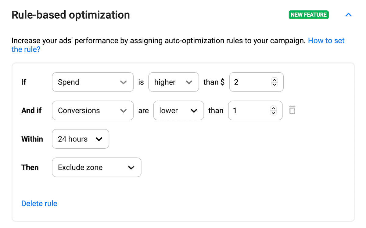 PropellerAds now has RuleBased Optimization and Multiformat CPA Goal